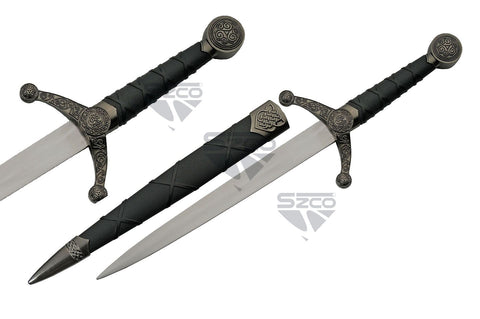 Silver Celtic Knot Dagger 15"