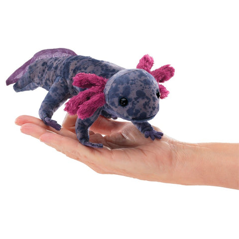 Axolotl, Black Finger Puppet