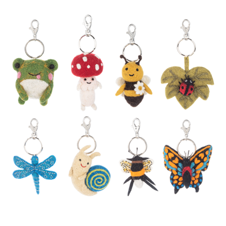 Wool Insect Key Chain