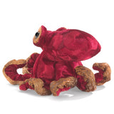 Red Octopus Finger Puppet