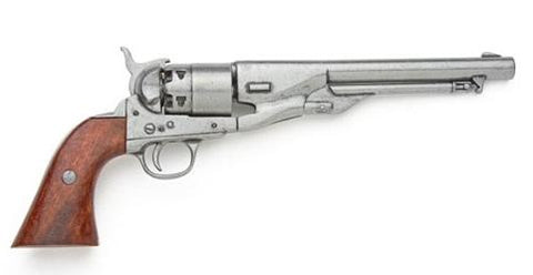 Civil War M1860 Antique Gray Finish Pistol
