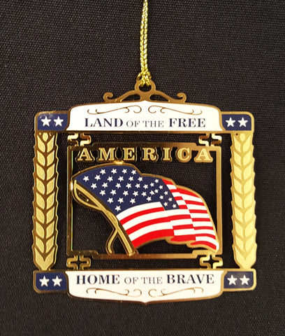 Land of the Free Ornament