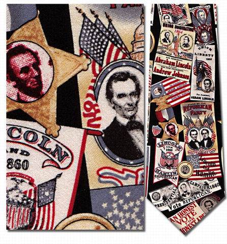 Abe Lincoln Memorabilia Tie