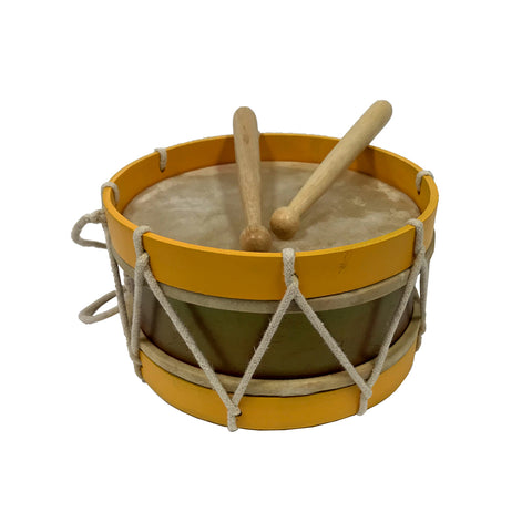 small wooden drum