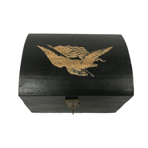 Eagle & Flag Wooden Box 4.75