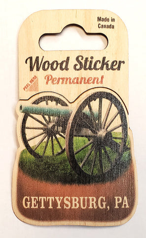 Cannon Wood Sticker, Gbg