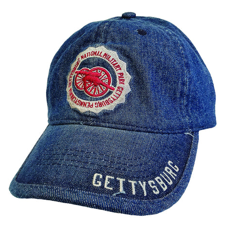 Gettysburg Denim Embroidered Hat