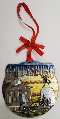 gettysburg foil ornament