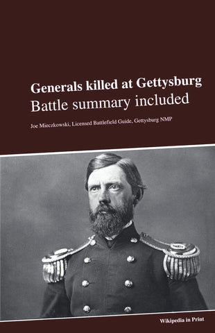 generals killed at gettysburg