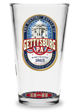 PA Monument Pint Glass