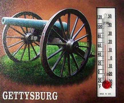 Gettysburg Cannon Thermometer Magnet