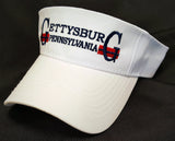 Gettysburg white visor